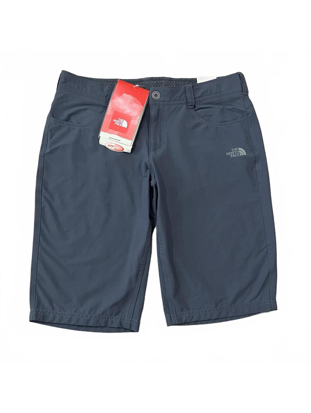 NWT The North Face Womens Taggart Long Shorts 12” Gray Size 6